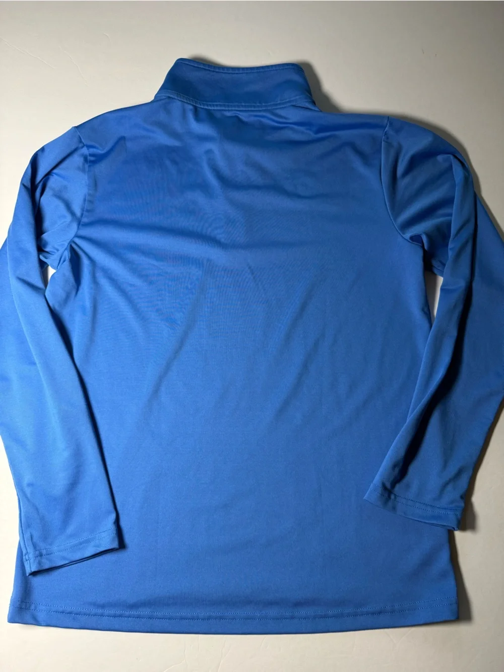 Southern Tide Boys L 12-14 Blue Performance 1/4 Zip Pullover Long Sleeve